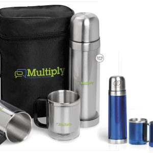 Admiral Double-Wall Flask & Mug Set - 500Ml